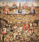 Hieronymus Bosch Canvas Paintings - Garden of Earthly Delights, central panel of the triptych